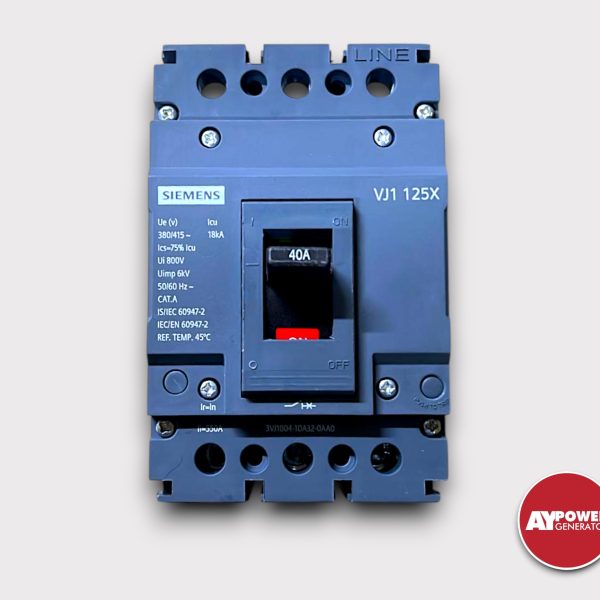 3VJ1004-1DA32-0AA0 SİEMENS 40 AMPER 3 KUTUPLU 18KA SABİT TMŞ