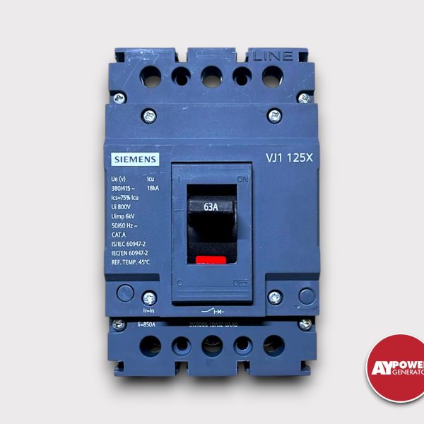 3VJ1006-1DA32-0AA0 SİEMENS 63 AMPER 3 KUTUPLU 18KA SABİT TMŞ