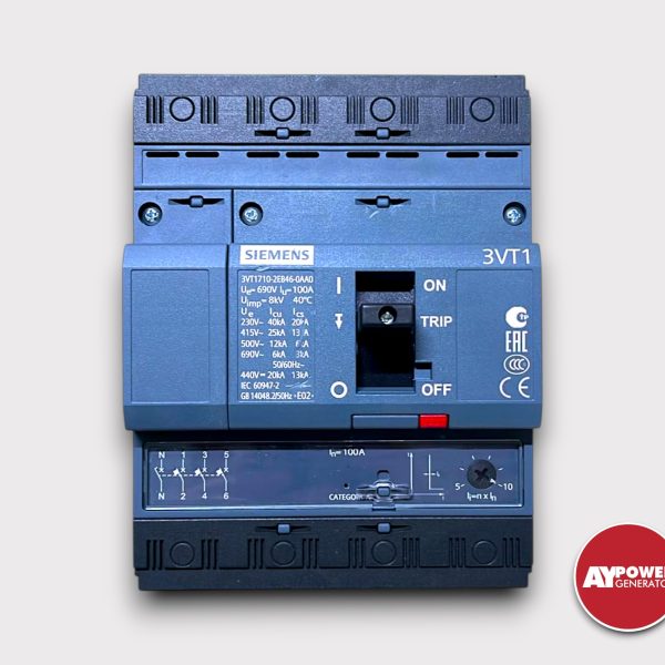 3VJ1010-1EA42-0AA0 SİEMENS 100 AMPER 4 KUTUPLU 18KA SABİT TMŞ